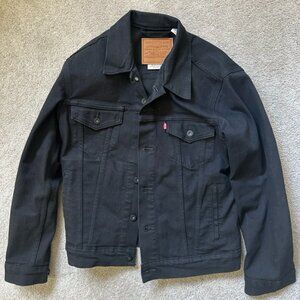 LEVI'S Premium Black Trucker Jacket
